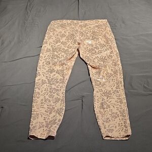 Fabletics Pink Floral Leggings